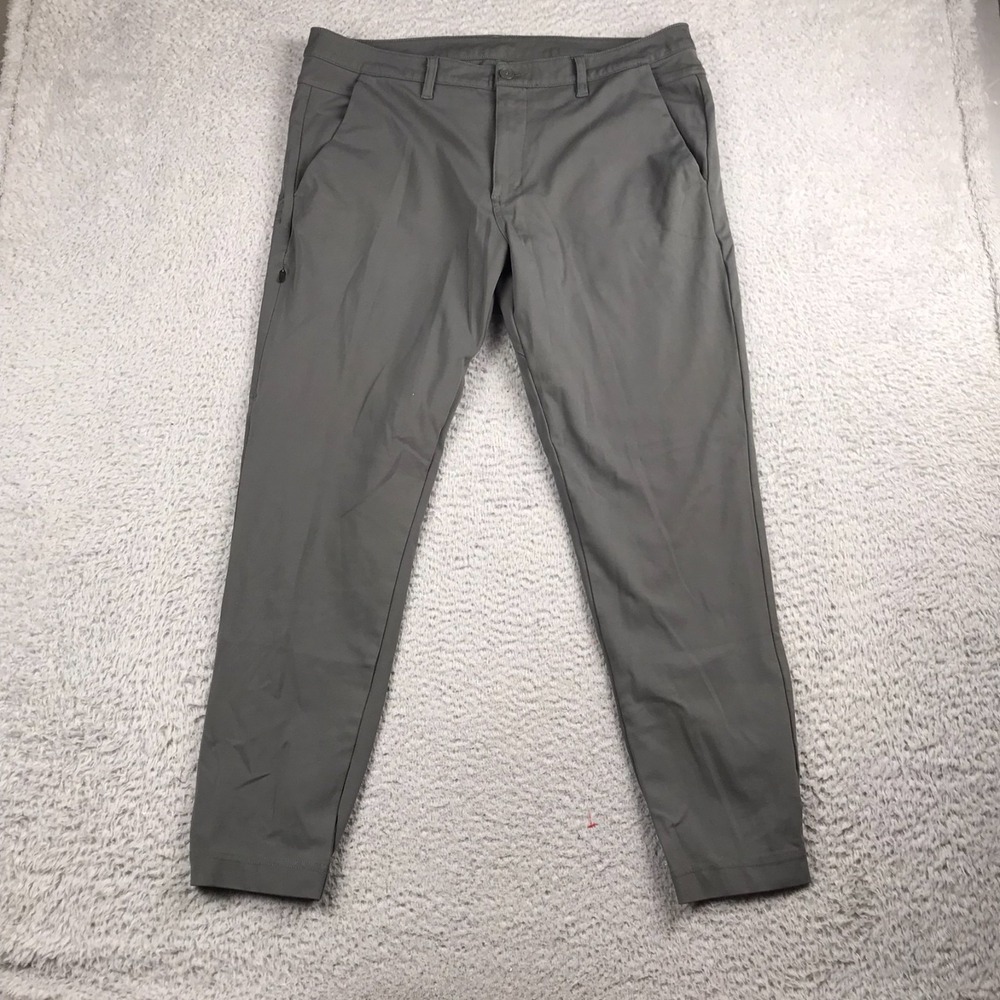 BYLT Everyday Jogger Pants Mens 38 (38x29) Gray Premium Performance Chino